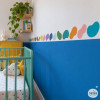 Multicolour Brushstrokes Decorative Wall Border | Modern Decor