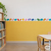 Multicolour Brushstrokes Decorative Wall Border | Modern Decor