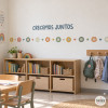 Self-Adhesive Border with Boho-Tone Flowers | Kids’ Decor