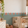 Bordure adhésive Arches Scallops | Deux couleurs personnalisables