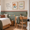 Self-Adhesive Waves and Colourful Stripes Border | Kids’ Decor