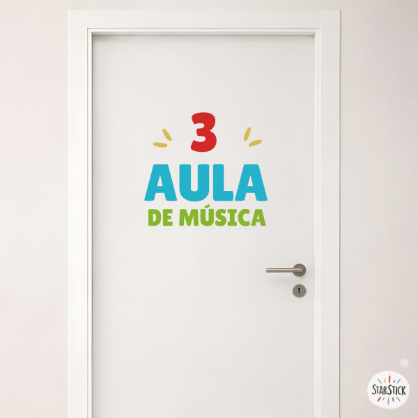 Personalised Signage for Public Spaces | Colourful Number and Text