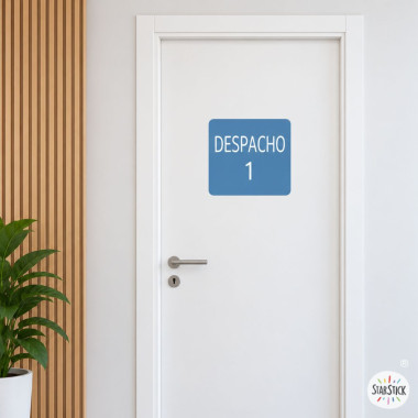 Señalización de espacios con vinilos personalizados | Cuadrados