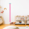 Vinilo medidor infantil personalizado con nombre y colores