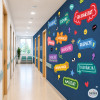 Vinil educatiu valors i motivació – Mural decoratiu per aules i escoles