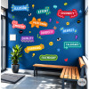 Vinil educatiu valors i motivació – Mural decoratiu per aules i escoles