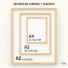 White Wooden Frame for Prints | A4, A3 and A2