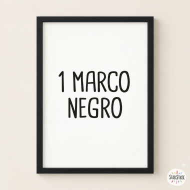 Cadre en bois noir pour affiches | A4, A3 et A2