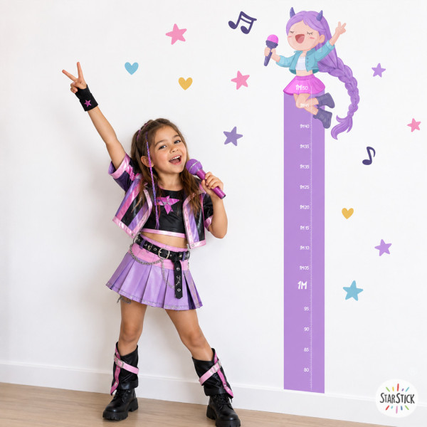 Kids K-Pop Warrior Height Chart – Growth Chart