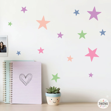 85 estrellas Candy. Vinilos decorativos para habitaciones infantiles