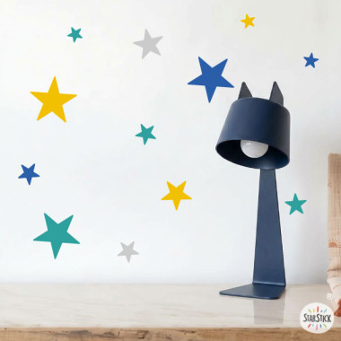 85 estrelles mostassa per a decoració infantil | Vinils de paret infantils
