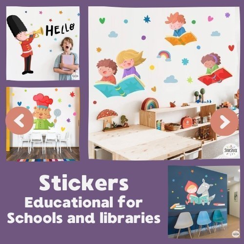 Transform the educational environment creatively and attractively with StarStick’s exclusive collection of educational wall decals.
