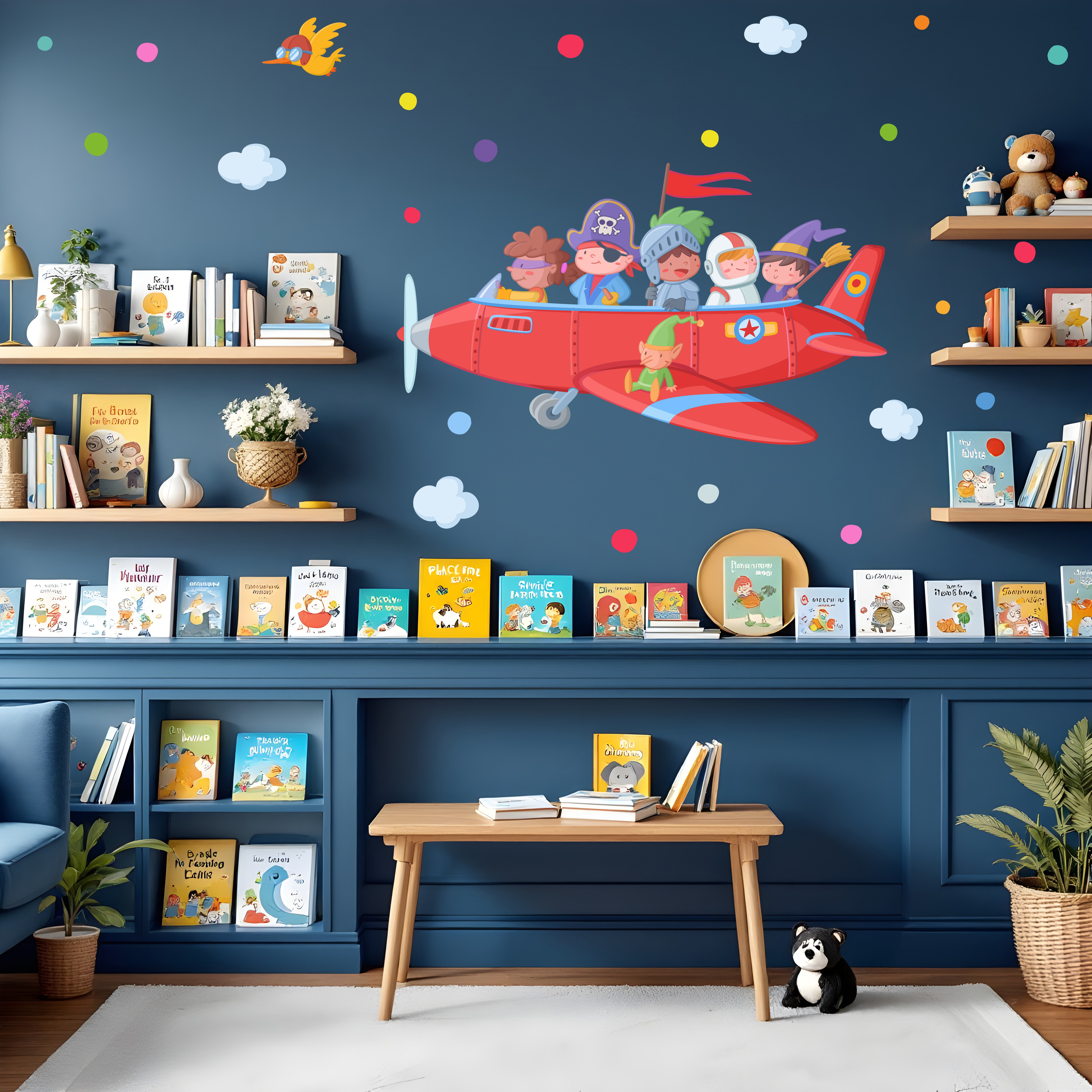 Vinilos educativos decorativos para colegios y bibliotecas — StarStick Barcelona