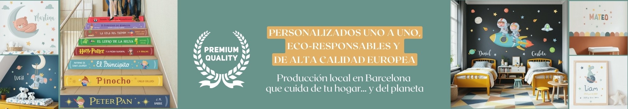 descuentos en vinilos, cuadros y papeles decorativos infantiles