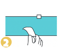 Apply the guide tape
