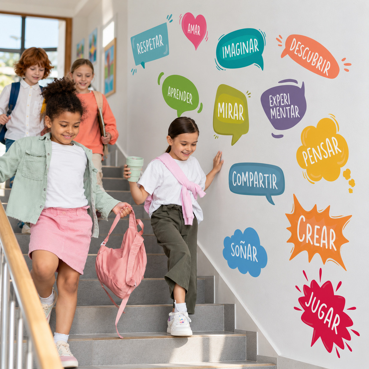 Educational decorative wall stickers for schools and libraries — StarStick Barcelona