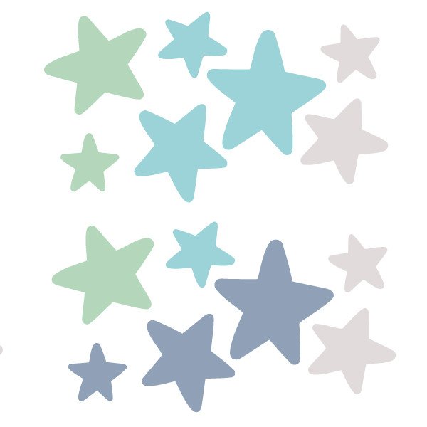 Extra Pack - Estrellas complementarias - Tonos Mint