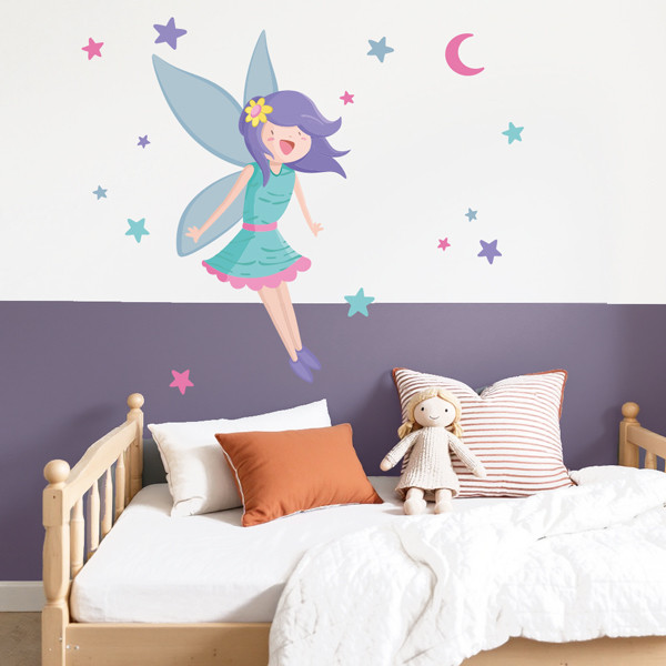 Sticker Enfant Petit Dormeur - Déco Murale Magique Chambre Bébé