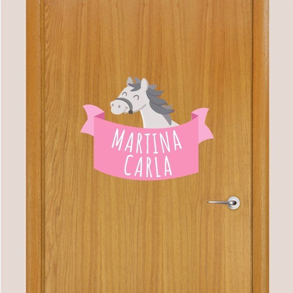Carrousel à Personnaliser Avec Licorne, Stickers Prénom - Déco Murale Enfant, Cheval, éléphant, Fabriqué Aux USA