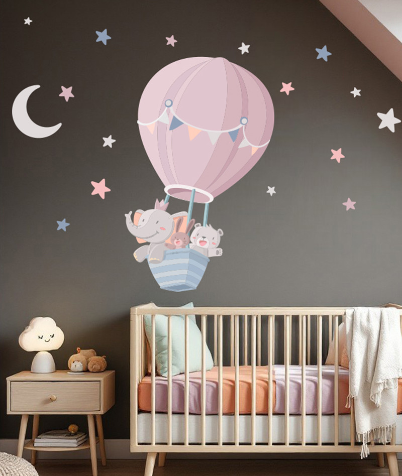 Calcomanías De Pared Bohemias De Avión Para Recámara, Sala De Estar, Habitación De Niños, Decoración De Pared Para Sala De Juegos