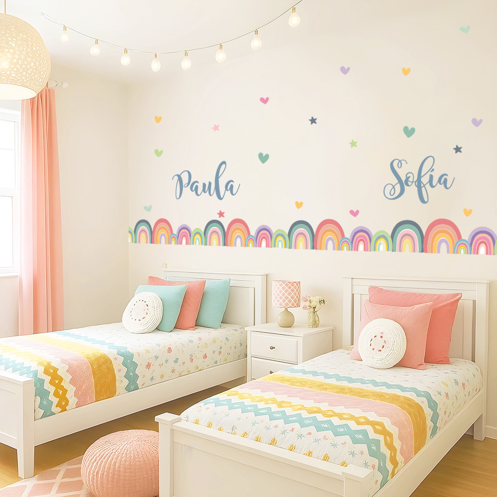 Nikima Schönes Für Kinder 10 Einladungskarten Regenbogen Sterne Mit