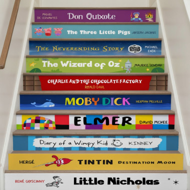 Stickers to decorate stairs and steps - Youth books