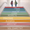 Vinils per a escales escolars – Paraules que ens fan créixer - Colors terra