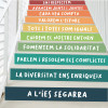Vinils personalitzables per decorar escales. Al meu centre... (Colors terra)