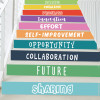 Stair decoration - Academic and personal development