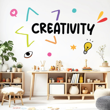 Creativity – Educational stickers to decorate schools and institutes