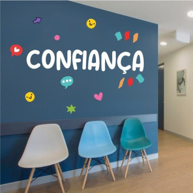 Confiança – Vinils decoratius amb paraules de motivació