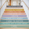 Educational stair stickers - Emotions and emotional management