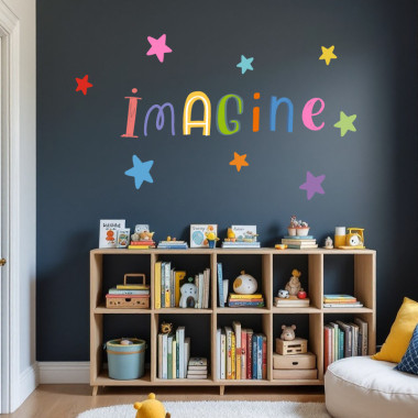 Imagine - Children's stickers to decorate schools and children's centers