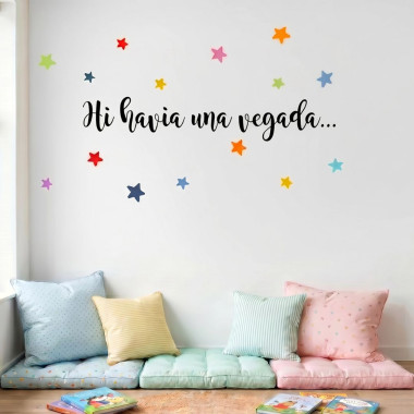 Vinils per decorar biblioteques infantils | Hi havia una vegada