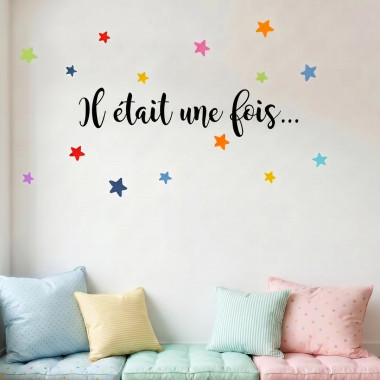 Stickers pour décorer les bibliothèques pour enfants | Il était une fois