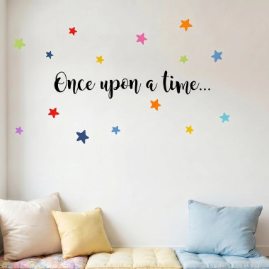 Wall stickers for children’s libraries | Once upon a time
