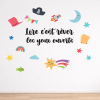 Stickers décoratifs pour écoles et bibliothèques pour enfants | Lire, c’est rêver
