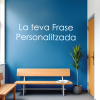 Vinil de paret amb frase personalitzada | Text adhesiu a mida
