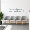 Sticker mural personnalisé avec phrase | Texte adhésif personnalisé