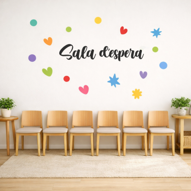 Vinilos decorativos para sala de espera de hospitales y zonas de pediatría