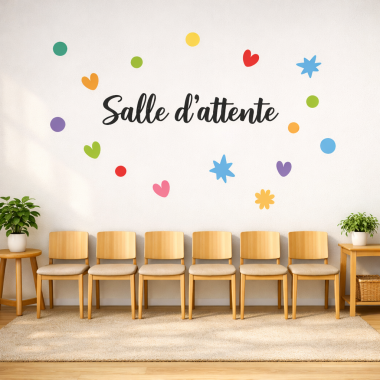Stickers décoratifs pour salles d'attente d'hôpitaux et zones de pédiatrie