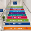 Stair stickers for healthcare centers | Every step counts