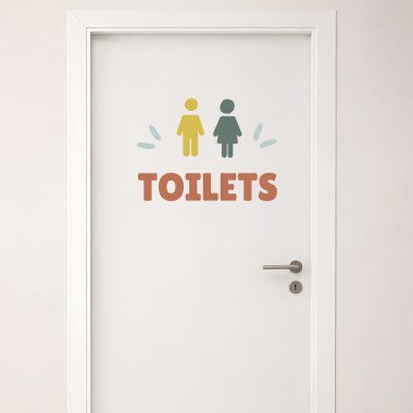 Bathroom signage for public...