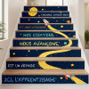 Autocollants décoratifs pour escaliers éducatifs – L’apprentissage est un voyage