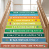 Décoration des escaliers scolaires - Phrases de respect pour la nature