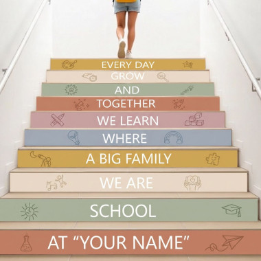 Family | Stair stickers for Schools – Together we are a family