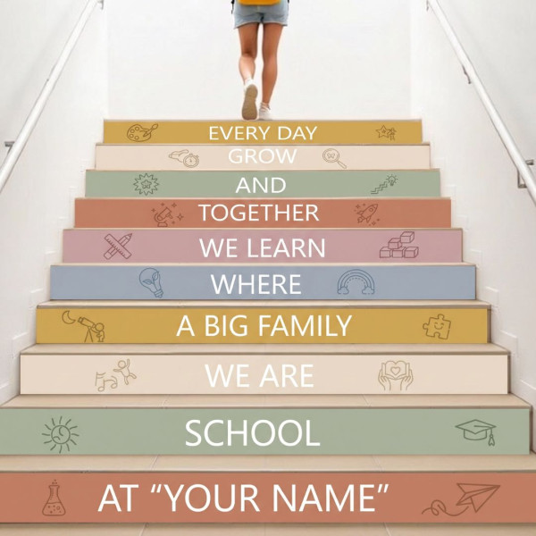 Family | Stair stickers for Schools – Together we are a family