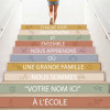 Famille |Stickers pour escaliers d’écoles – Ensemble, nous sommes une Famille