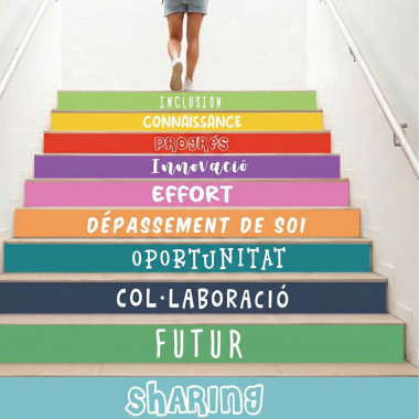 Stair decoration - Academic and personal development