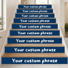 Custom staircase wall stickers with phrases of your choice